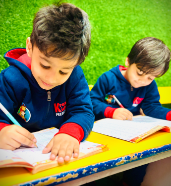 Parents engaging with school